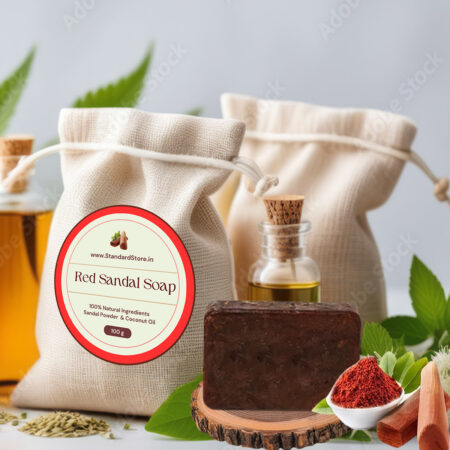 Red sandal soap