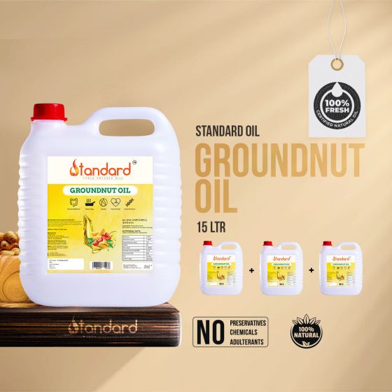 cold pressed groundnut oil